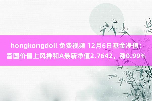 hongkongdoll 免费视频 12月6日基金净值：富国价值上风搀和A最新净值2.7642，涨0.99%